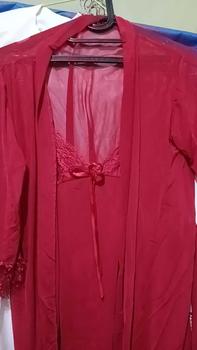 Product Review of LindaGalz ZURY Pakaian Tidur Wanita 2001 Kimono Lingerie set 4 in 1 from L**i T**n 0