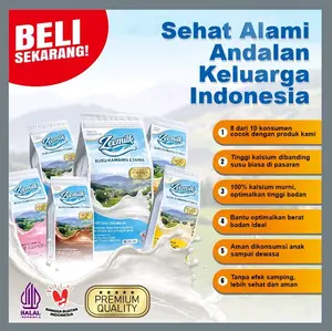 Zeenmilk Susu Kambing Bubuk untuk Anak dan Dewasa Susu Kambing Berkualitas Tinggi Terbaik Dairy Etawa