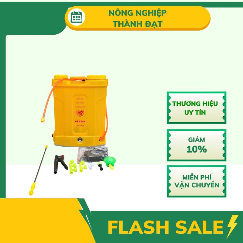  Bình Điện VIỆT HÀN 20 Lít - Bình Xịt Tưới Cây Trồng Tưới Nước & Tưới Tiêu 