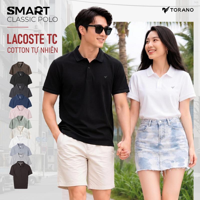 TOP Áo Polo Nam SMART CLASSIC POLO TORANO thoáng khí thoải mái vải cotton trơn…