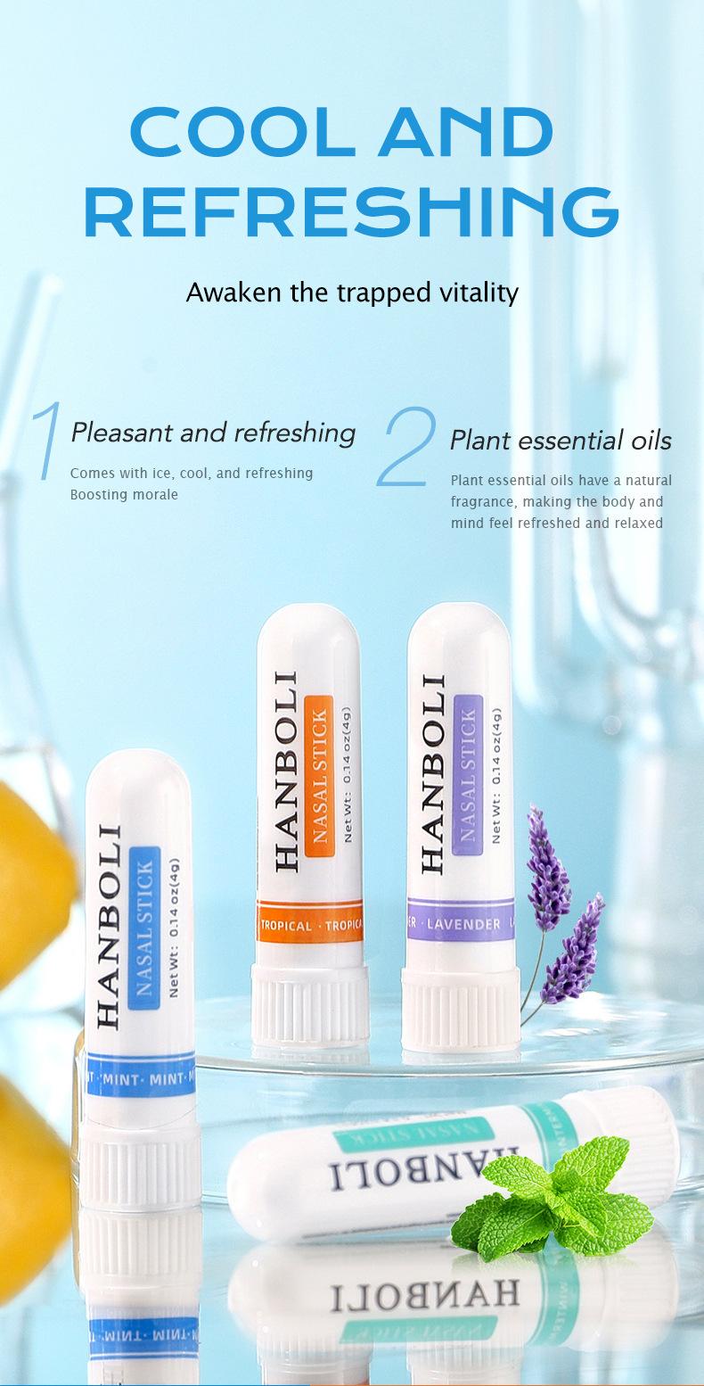 Product Introduction of 【COD】Han Boli Vitality Energy Bar Set Box Nasal Inhalation Refreshing and Refreshing Artifact to Prevent Dozing and Drowsiness While Driving Oral Comfort Cleansing 2