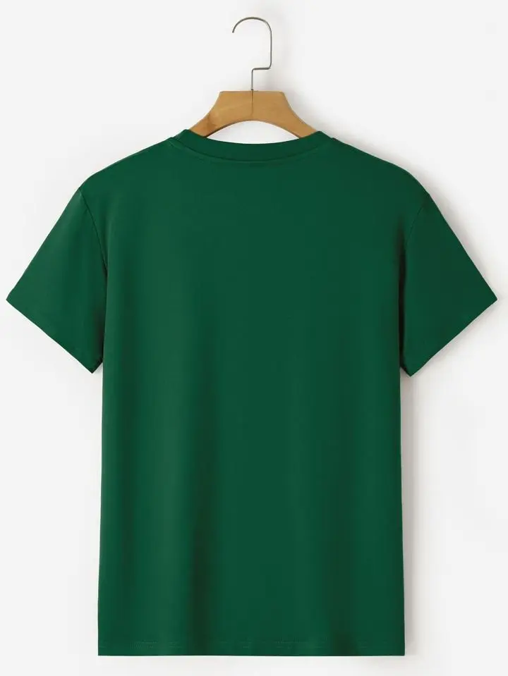 KAOS ANAK POLOS WARNA HIJAU BOTOL USIA 2-10 TH