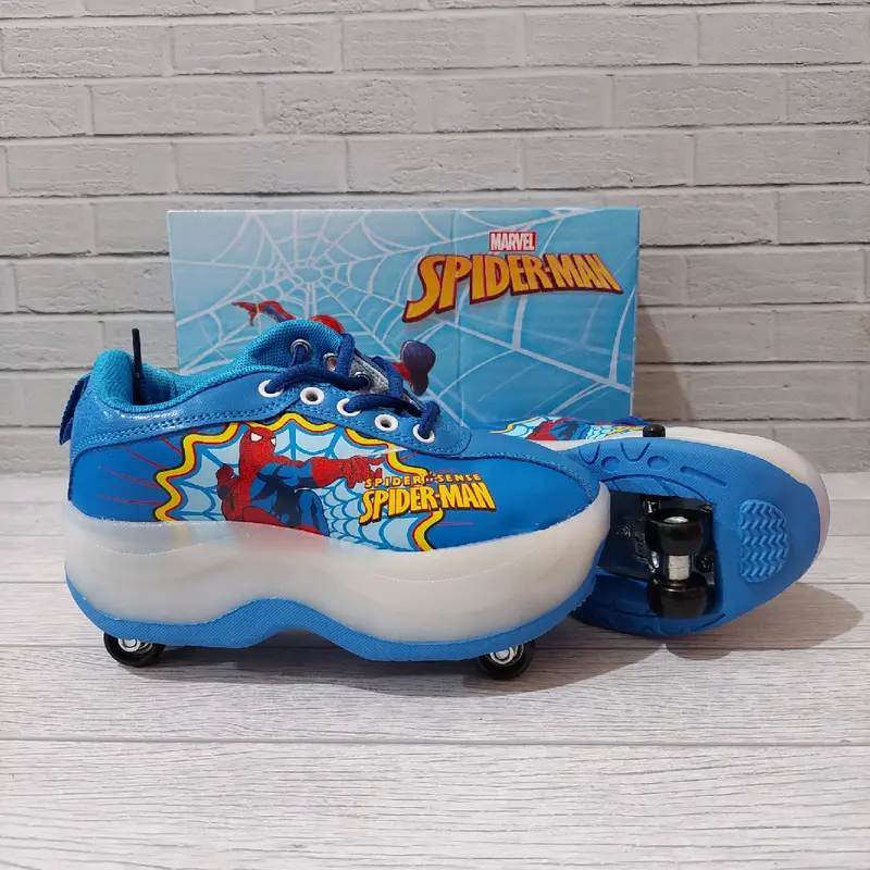 Sepatu roda NON LED karakter anak roda 4 / sepatu roda 2 in 1 / Sepatu roda anak perempuan / sepatu roda anak laki laki 4
