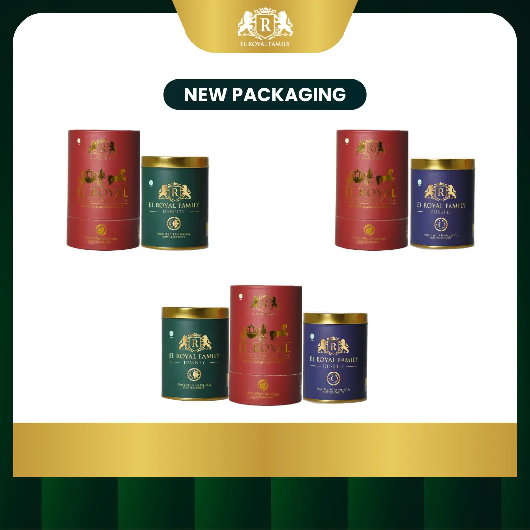 Special Bundling  El Royal Teh Herbal Hijau & El Royal Teh Herbal DTS