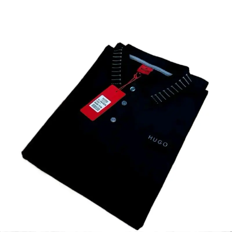 Kaos Krah Hg Selection Original Bahan Tebal Pria Dewasa Hitam Pendek Kerah - M L XL 1