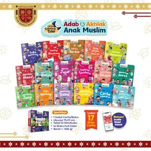 Buku Cerita Sebelum Tidur Adab dan Akhlak Anak Muslim 17 Buku Usia 2+ Tahun - Ziyadbooks