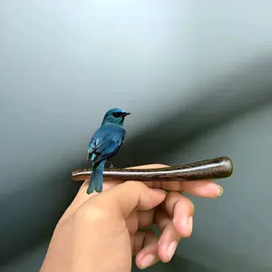 Tenggeran Oncie Kayu Galih Asem S 12cm Tangkringan/Ayunan Burung
