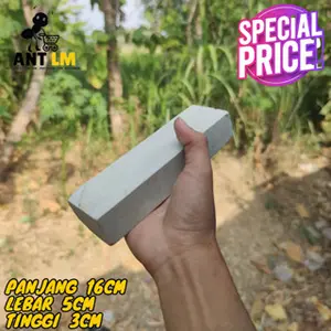 Batu Asah Alam Asli Super Halus Ukuran 16x5x3cm - Batu Gosok Asahan - Batu Alam AsliMurah
