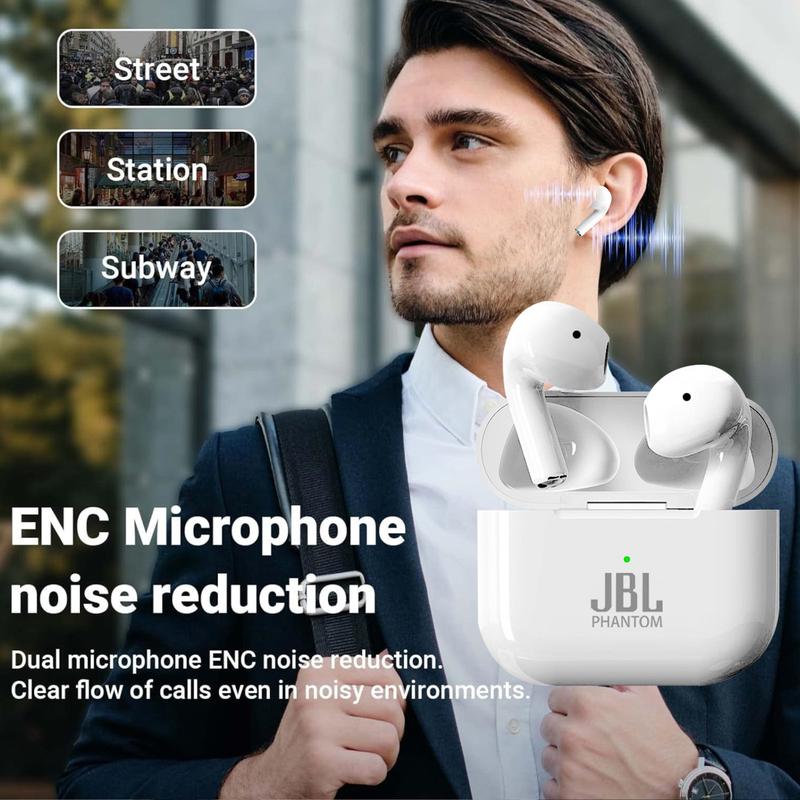Tai Nghe Nhét Tai Nghe Không Dây JBL Phantom Pro 4, Chất Lượng Cao, Bluetooth 5.3, Tai Nghe Trong Tai, Trọng Lượng Nhẹ, Âm Thanh Bass Sâu, Cuộc Gọi Rõ Ràng, Thích Hợp Cho Thể Thao Và Tập Luyện, Tương Thích Với Apple iPhone, Samsung Và Xiaomi