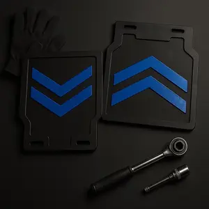 1 SET SEPASANG KARPET LUMPUR universal mudguard mobil pick up tebal depan belakang karpet lumpur  Karet Pelindung Glosy Car Roda Slebor