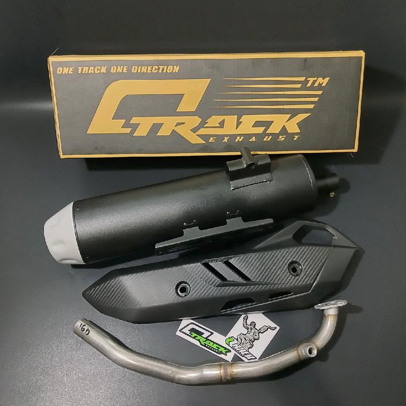 knalpot standar racing copy tzm matic original OTRACK exhaust fullsistem beat scoppy nmax aerox pcx 3