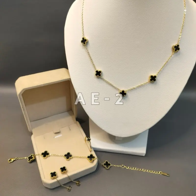 1 set perhiasan wanita titanium asli ori import anti karat luntur 2