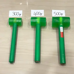 Martil karet orange palu karet transparan rubber hammer 500gram besar