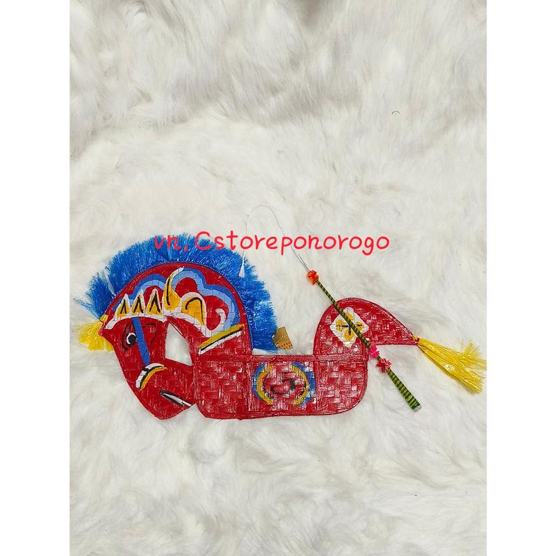 [LSM] JARANAN ANAK + PECUT PAKET MURAH / kuda lumping / kuda lumping anak / kuda pegon / barongan / devil / pecut / cambuk / reog Bambu 6