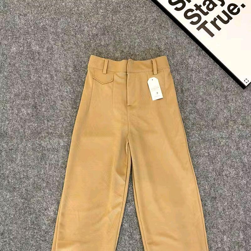 Oro Pants Celana Kulot Highwaist Loose Pants Trousers Celana Kulot Wanita Anti Kusut Knit Premium Celana Kerja 6