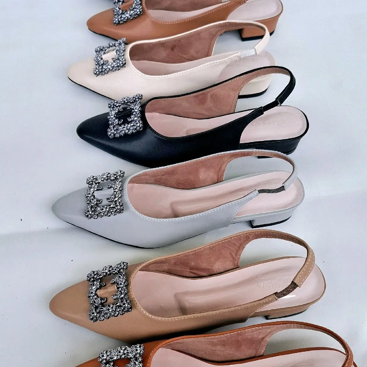 sepatu sandal wanita heels mules sandal wanita kekinian  ukuran jumbo