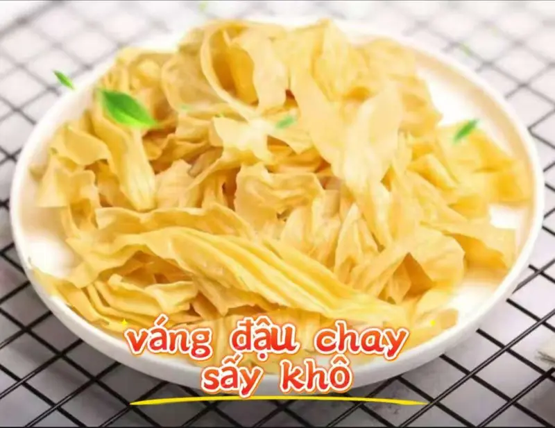 500 gram váng đậu- da dậu phụ chay được làm từ đậu nành nguyên chất 0