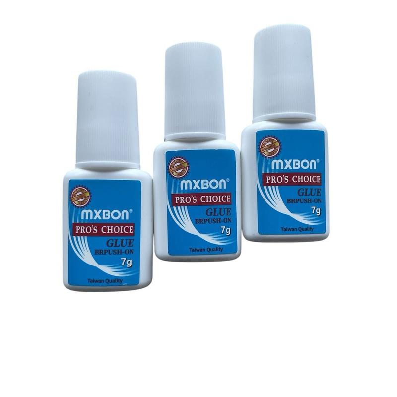 MXBON Nail Tip Glue with brush MX Bon Lem Kuku Palsu Super awet 7g 4
