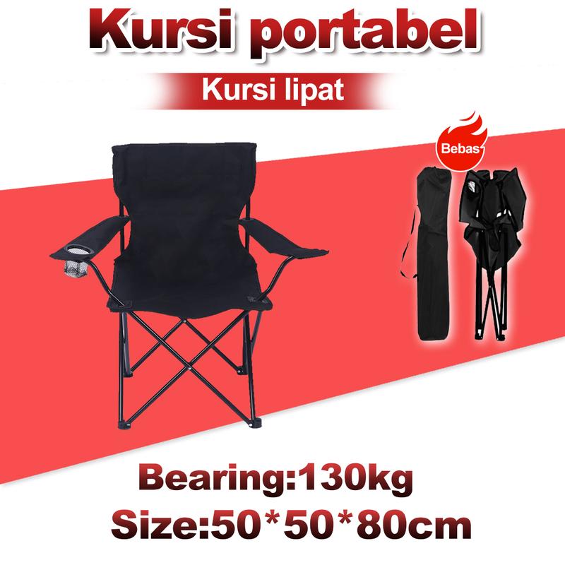 kursi lipat camping portableBahan oxford kursi camping outdoor serbagunafurnitur berkemah camping furniture folding chair 1