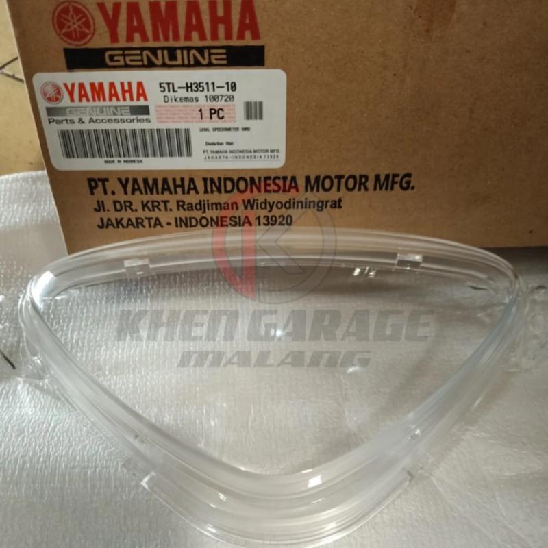 5TL-H3511 LENSA MIKA SPEEDOMETER YAMAHA MIO SPORTY, SMILE ASLI ORIGINAL YAMAHA YGP 0