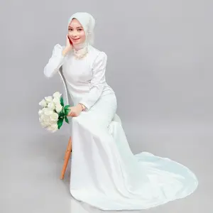 DRESS PREWEDDING LONG EKOR Pengantin