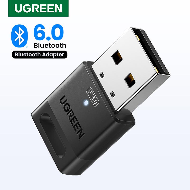 UGREEN USB Bluetooth 6.0/5.4 Adapter Dongle, Bộ Chuyển Đổi & Thu Phát Bluetooth Cho PC Windows 11/10/8.1, Hỗ Trợ Tai Nghe, Loa, Bàn Phím, Chuột Không Dây