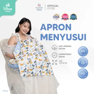 Bumbee Nursing Cover Disney Mickey & Minnie – Apron Menyusui Praktis | Meng-Asi-hi nyaman Dimana Saja