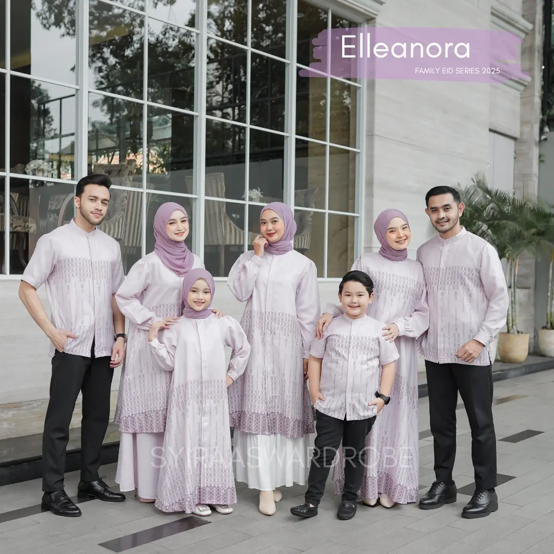 Syiraaswardrobe | Elleanora Family Series - Warna Mauve
