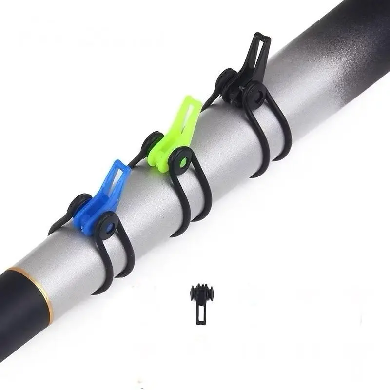 Plastic Fishing Hook Keeper for Fishing Rod Pole Lure hanger x2