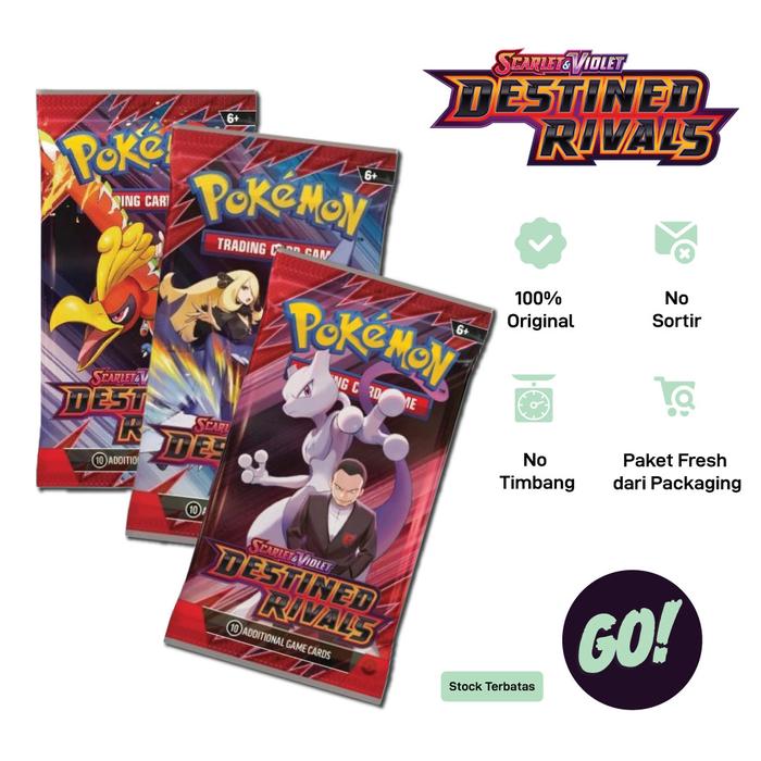 Jual Destined Rivals Booster Pack - DRI - Pokemon TCG English - Jakarta ...