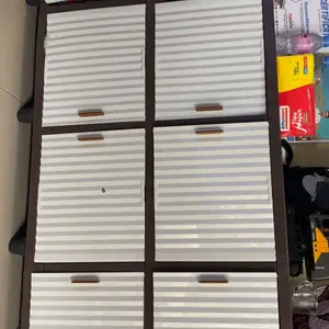 Club Fashion Quattro Susun 1-5 Rak Plastik Susun TV Lemari Plastik Pakaian Kabinet TV Almari Plastik Buffet Minimalis Furniture FQAL 2 Ukuran 130x35x62.5 cm Quattro Alfa Line