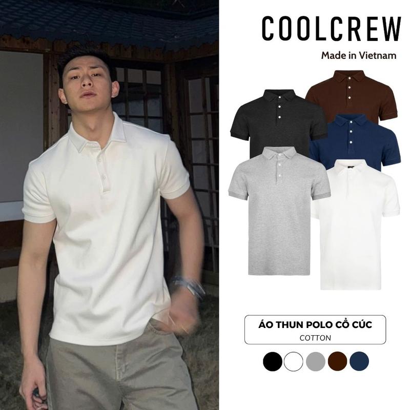 Áo polo COOLCREW được làm từ vải cotton chất lượng cao, co giãn theo hai hướng, phù hợp cho cả nam và nữ. Thiết kế hiện đại, thích hợp mặc vào mùa thu và mùa hè. Mẫu mã APN021.,thông thường,maroon,áo polo,đơn ,đen-,đồng phục q,ấm,đa d,sinh ,aothunnam,coco