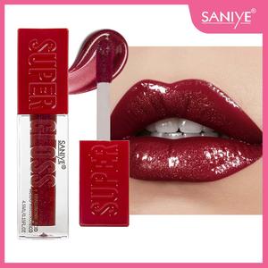 SANIYE LIP GLOSS -labial líquido espejo brillo y brillante,hidratante larga duración ,regalos de navidad y san valentín
