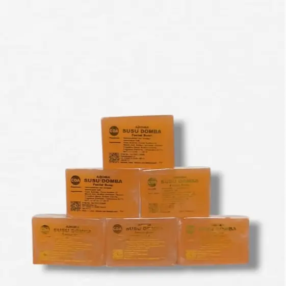 Paket 6 PCS Sabun Perawatan Kulit Wajah CDA Aroma SUSU DOMBA Facial Soap Mencerahkan Muka Pencerah Membersihkan melembabkan
