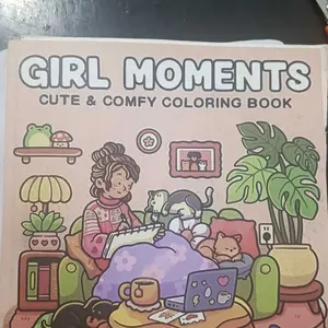 Astahlee Cute Coloring Book for Teens and Adult Relaxing Buku Mewarnai Gambar Anak Edukasi 48 lembar Stress Relief