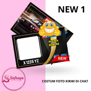 (FREE COVER) MEMBER AKSES Anti Luntur COSTUM 2 MUKA DENGAN FOTO