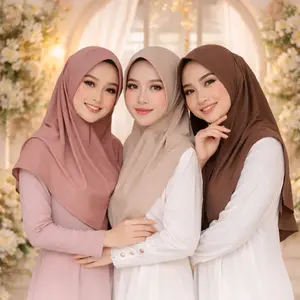 Kerudung Muslim Bergo Size M L spandex Zoya Premium Adem