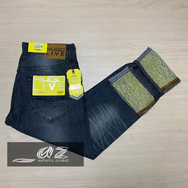 CELANA JEANS DENIM H4GO LIVE REGULER FIT CASSUAL MODEL SELVEDGE SABLON 5