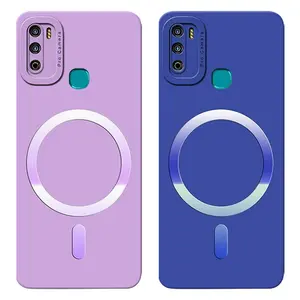 Case Compatible for Infinix Hot 9 / 10 / 11 / 12 / 20 / 30 Play / Hot 8 / 9 / 10 / 11 /Hot 12i / Hot 20s Kesing Pelindung Kamera Softcase Macaron Prokamera Lentur Elegan dan Nyaman