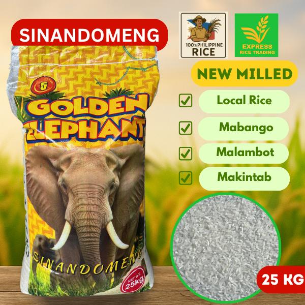GOLDEN ELEPHANT BIGAS RICE KANIN 25KG MASARAP MALAMBO AT MABANGO ...