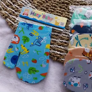 waslap mandi bayi kaos printing lembut