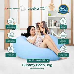 CASHA Gummy Bean Bag - D75 -Bean Bag Gummy Cafe Furniture