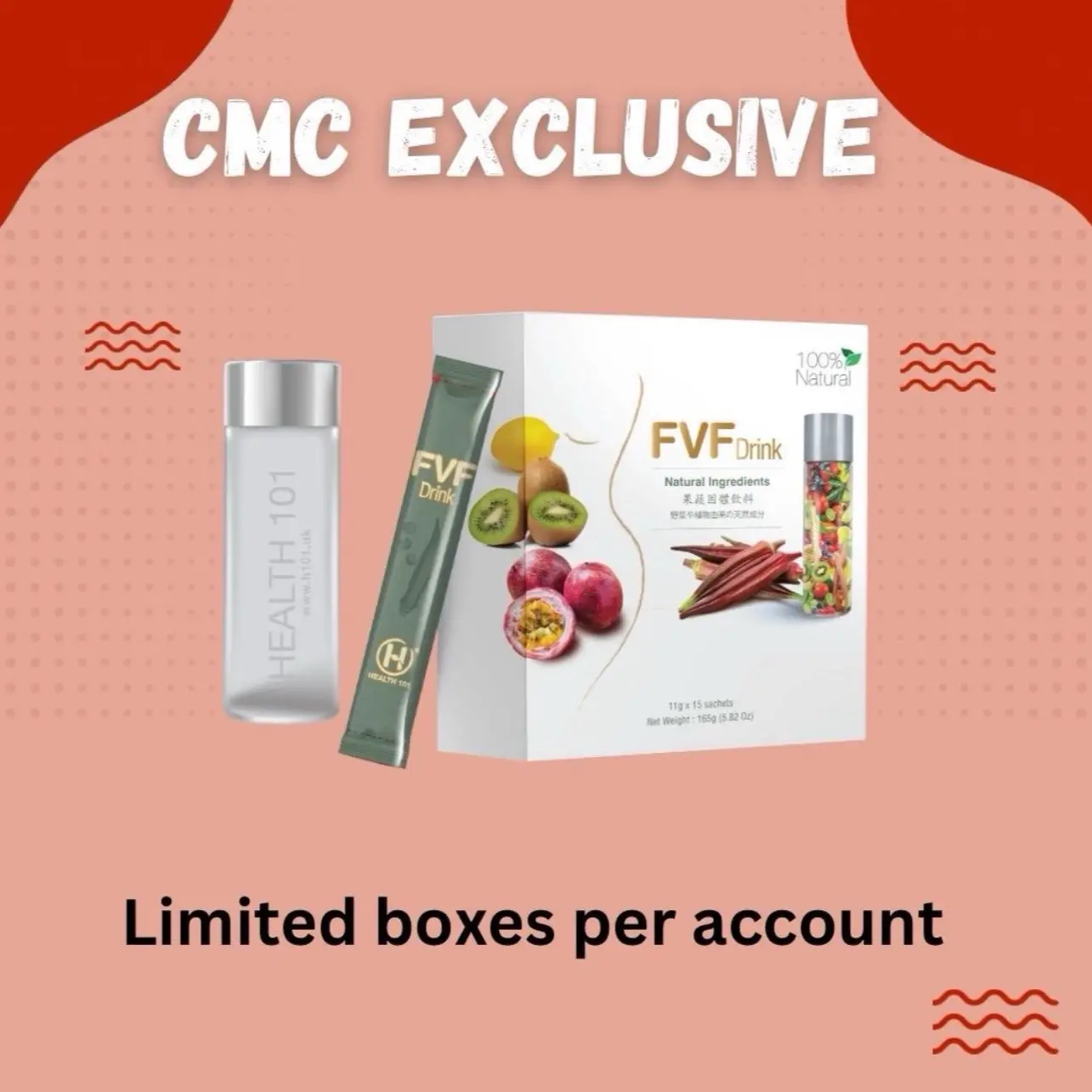 FVF Drink (Buy 1 Free 1) Limited Stock