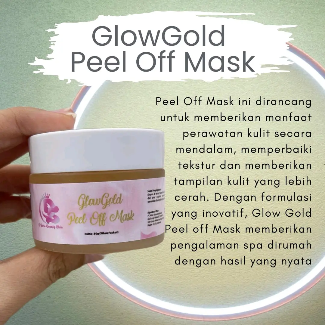 Glowgold  peel off mask D'Sars Beauty Skin