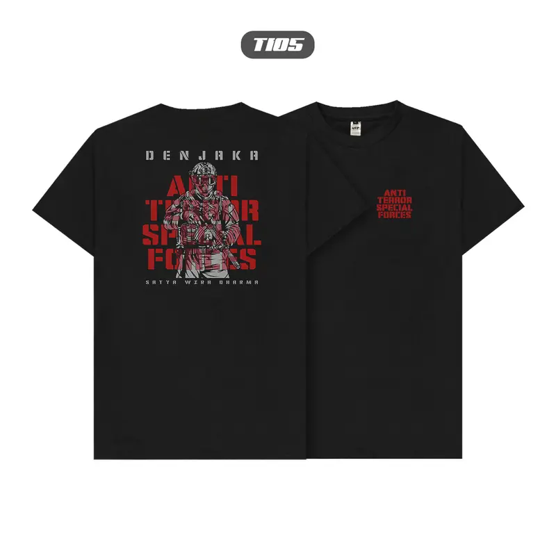 MCP APPAREL KAOS TACTICAL KODE (TI) | LENGAN PENDEK | TSHIRT COTTON COMBED 24S TSHIRT TACTICAL 5