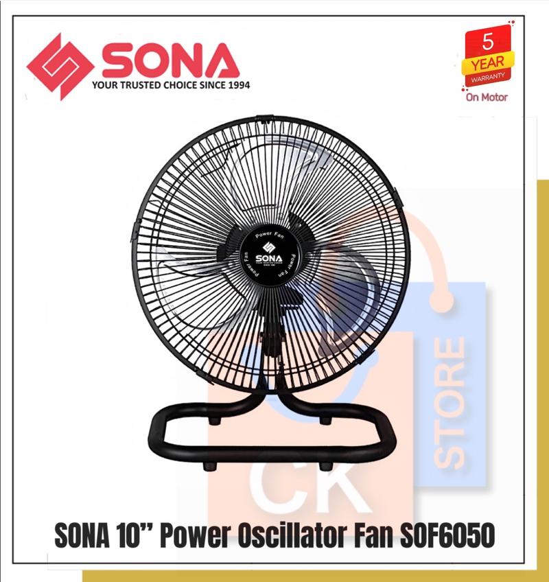 Product Introduction of SONA 10 Inch Power Oscillator Fan SOF6050 | SOF 6050 (5 Years Motor Warranty) 1