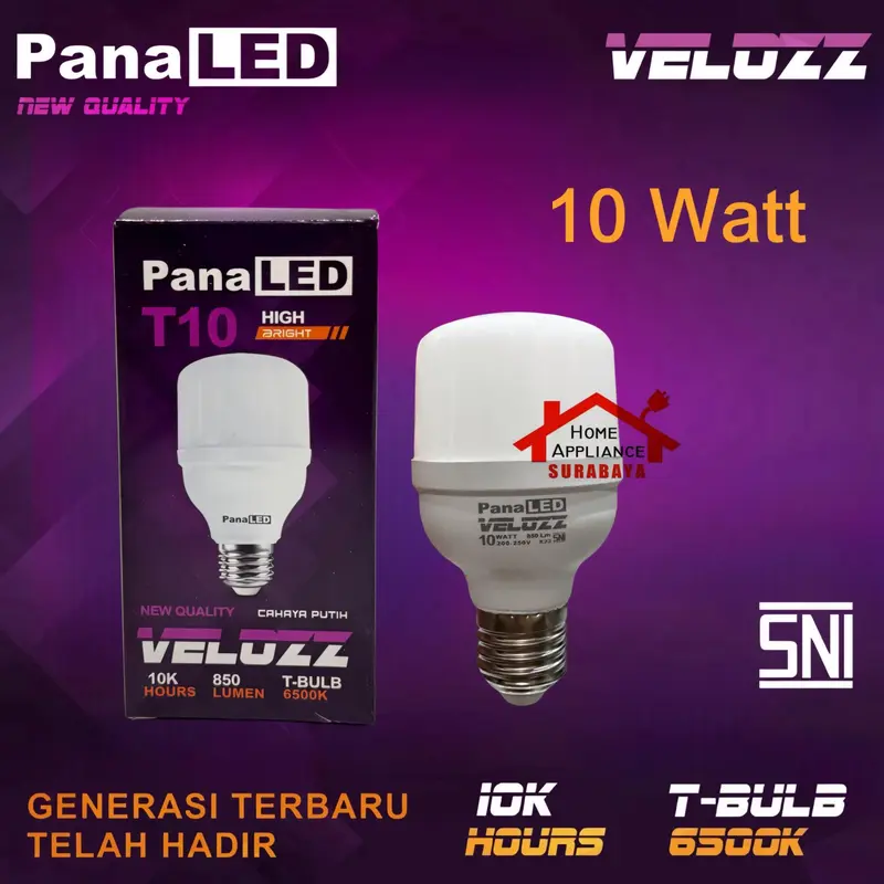 PanaLED Capsule Lampu LED T-Bulb Velozz 6500K 5 10 15 20 30 Watt / 5W 10W 15W 20W 30W 2