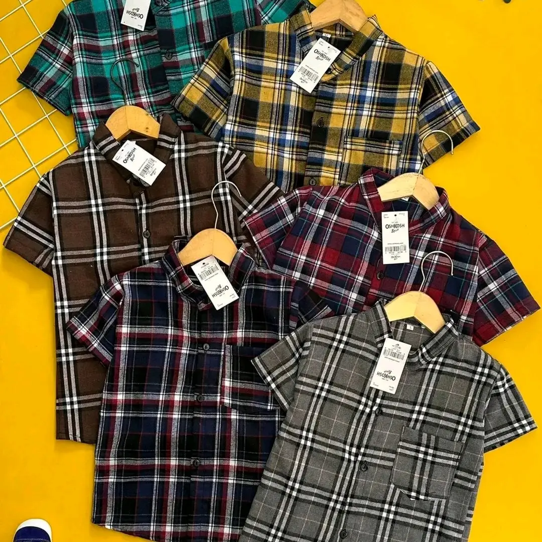 Kemeja flanel anak / atasan baju anak