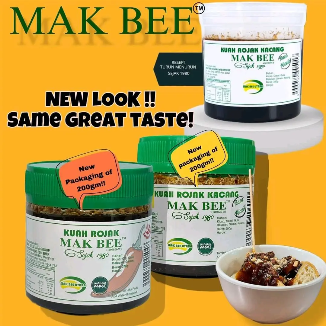 Rojak Mak Bee Utara Original 200g - Terkenal Sejak 1980 - Food, Cooking