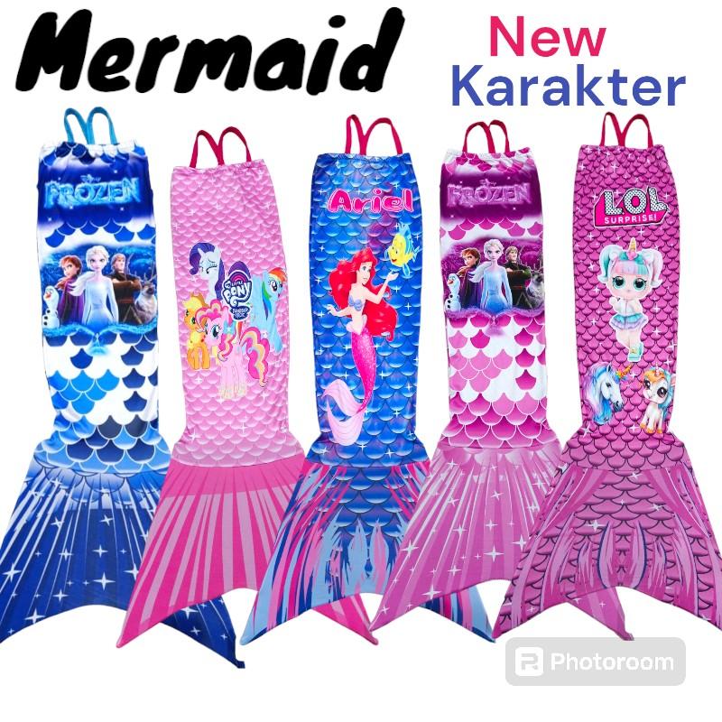 KOSTUM MERMAID BAJU MERMAID ANAK Karakter Kartun Motif Fashion
